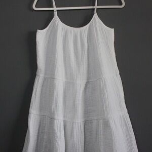 White sun dress